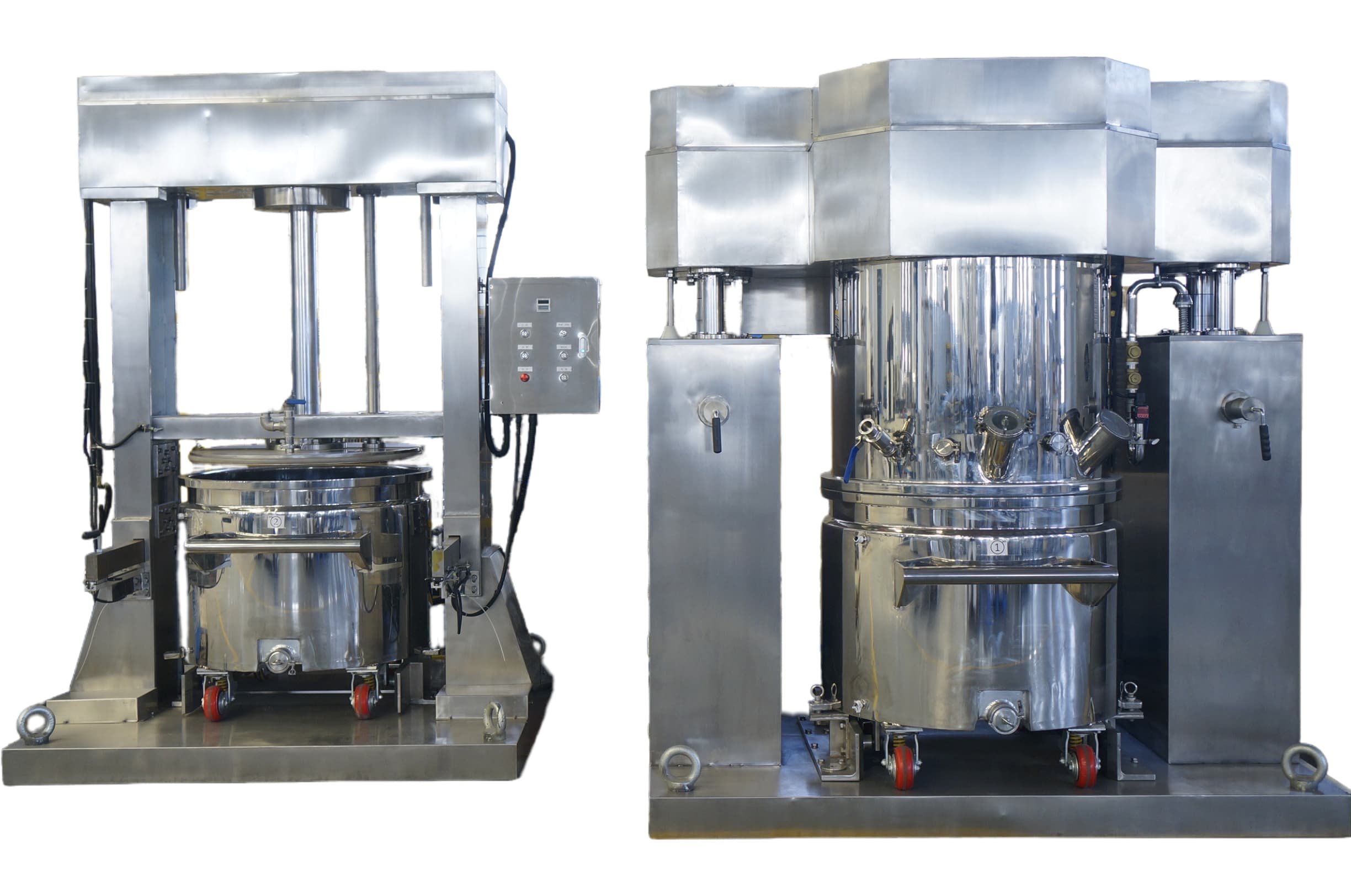 プレスフィーダー付き300 lダブルプラネタリミキサー