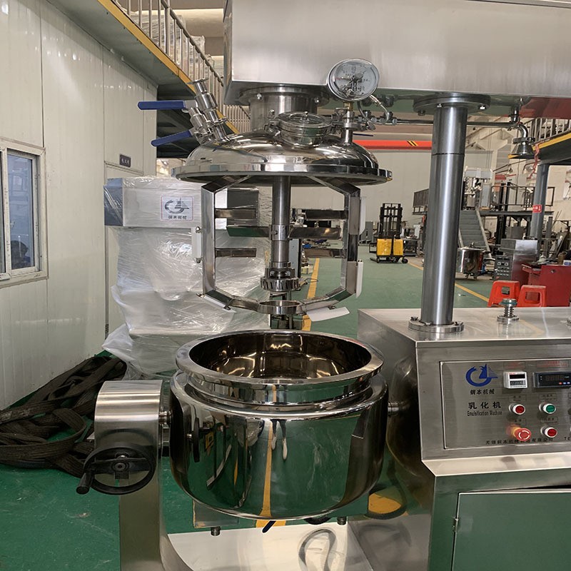 滅菌生産のための産業用真空乳化ホモゲナイザーミキサー:江蘇gangbenミキサーメーカーの精度の頂点
