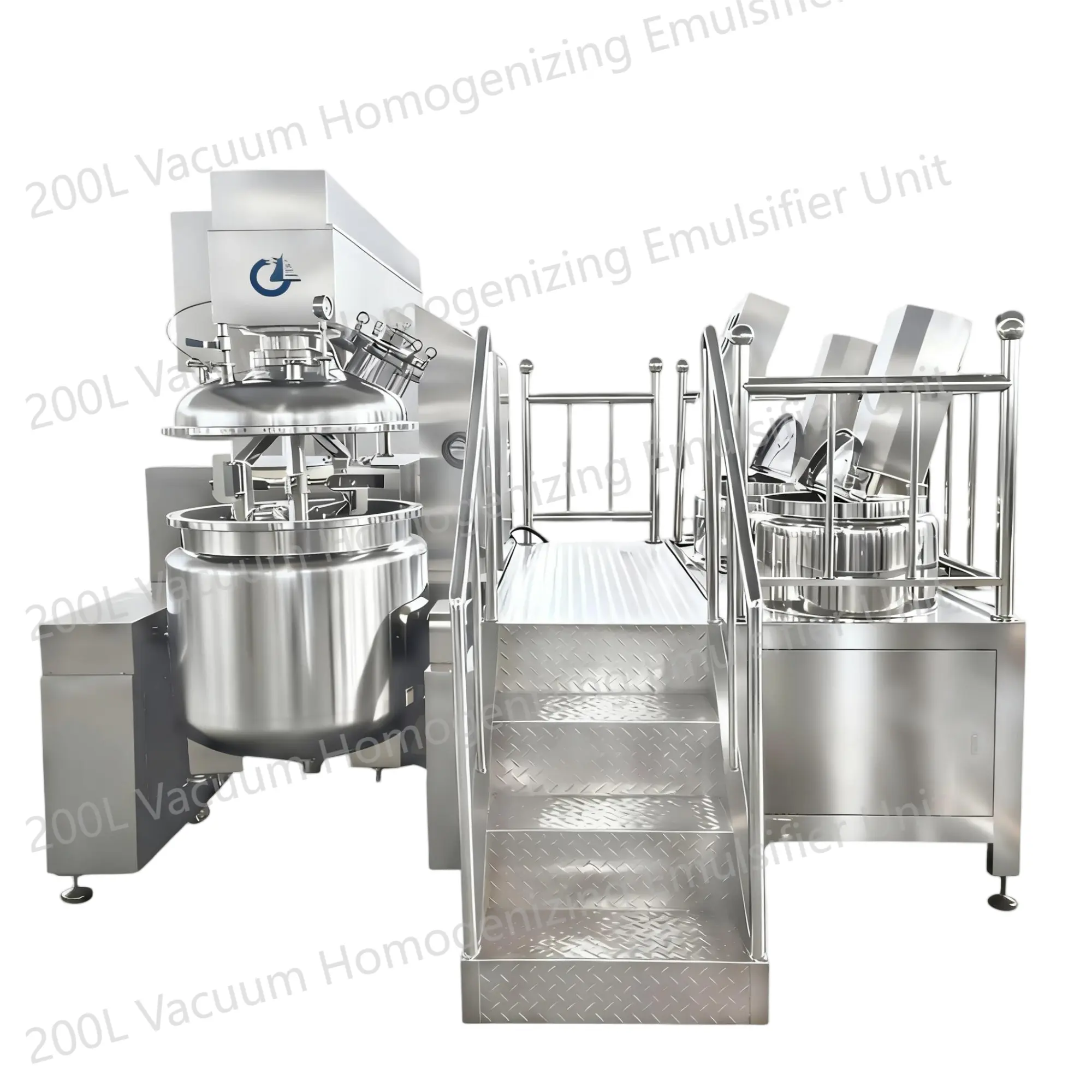 200 l真空均質化乳化剤ユニット