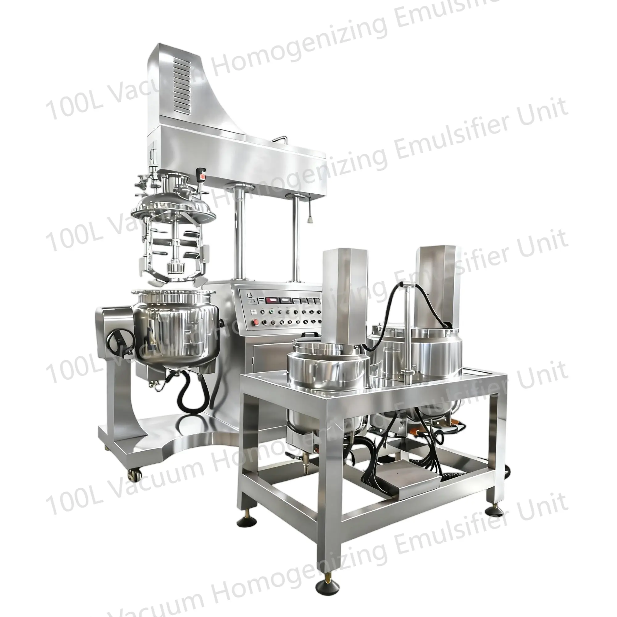 100 l真空均質化乳化剤ユニット
