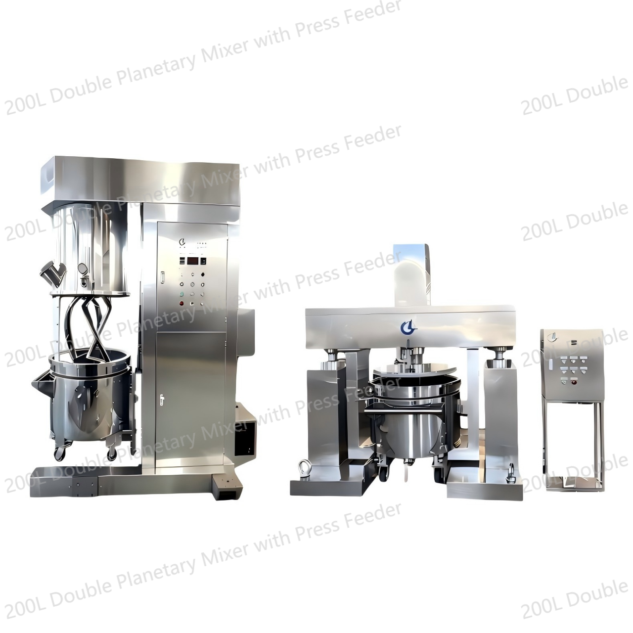 プレスフィーダー付き200 lダブルプラネタリーミキサー